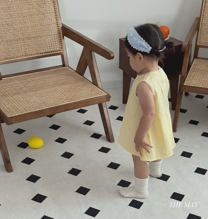 The May - Korean Children Fashion - #todddlerfashion - Fun Lace Mini One-piece - 3