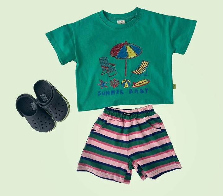 The May - Korean Children Fashion - #toddlerclothing - Beach Stripe Pants - 12