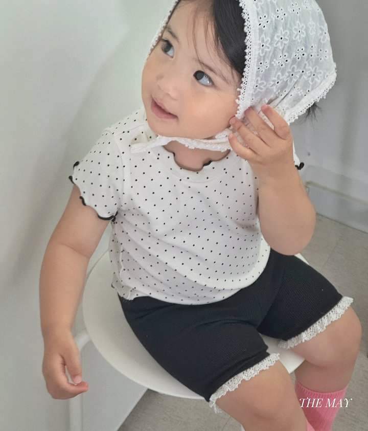 The May - Korean Children Fashion - #toddlerclothing - Lace Leggings - 6