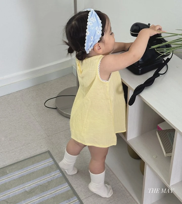 The May - Korean Children Fashion - #todddlerfashion - Fun Lace Mini One-piece - 4
