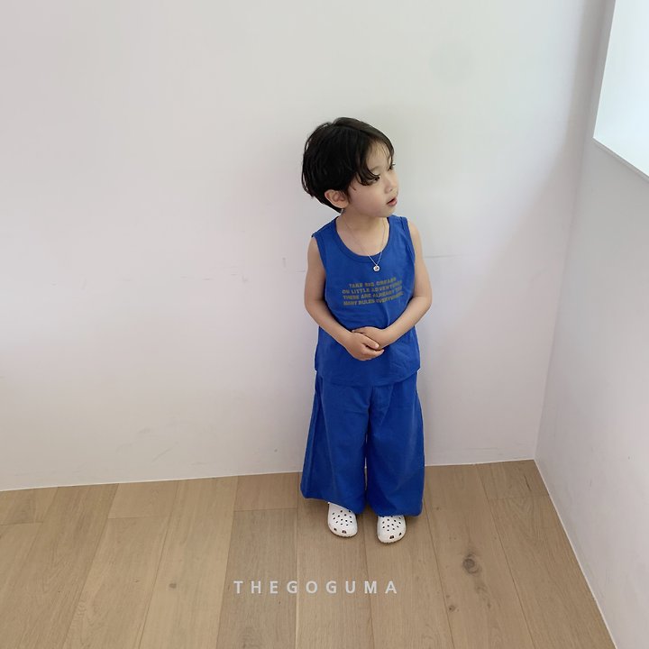 Thegoguma - Korean Children Fashion - #Kfashion4kids - Youth Color Sleeveless Top - 10