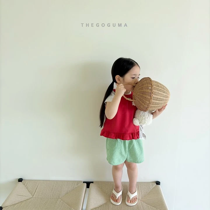 Thegoguma - Korean Children Fashion - #childofig - Clip Check Pants - 5
