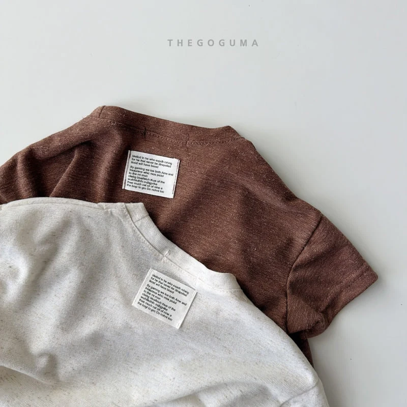 Thegoguma - Korean Children Fashion - #childofig - Linen Tee - 9