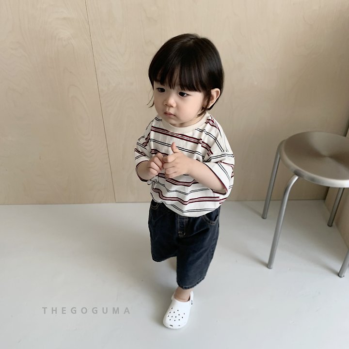 Thegoguma - Korean Children Fashion - #childrensboutique - Tams Striped Tee - 7