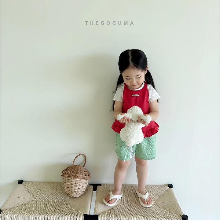 Thegoguma - Korean Children Fashion - #childrensboutique - Clip Check Pants - 6