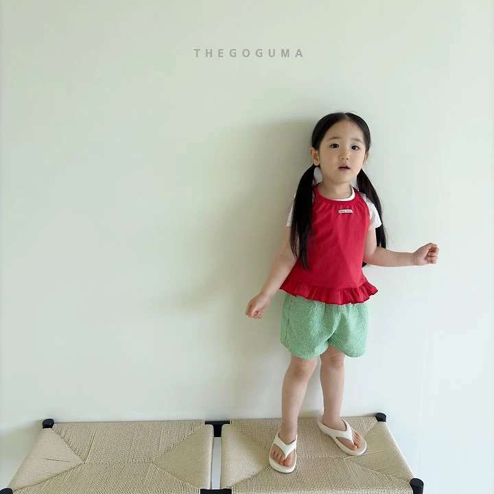 Thegoguma - Korean Children Fashion - #designkidswear - Clip Check Pants - 7