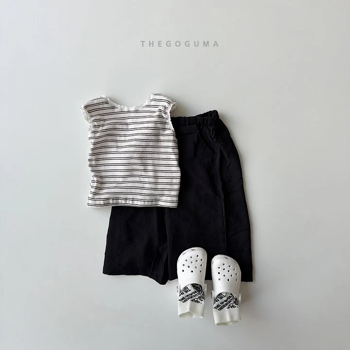 Thegoguma - Korean Children Fashion - #designkidswear - Colorful Stripe Sleeveless Top - 2