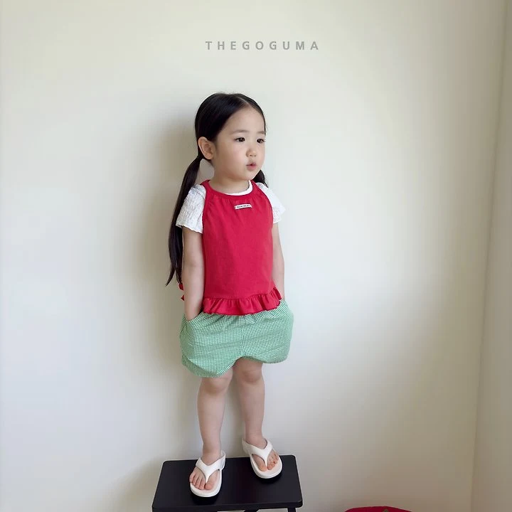 Thegoguma - Korean Children Fashion - #discoveringself - Clip Check Pants - 8
