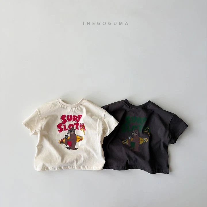 Thegoguma - Korean Children Fashion - #discoveringself - Surf Tee