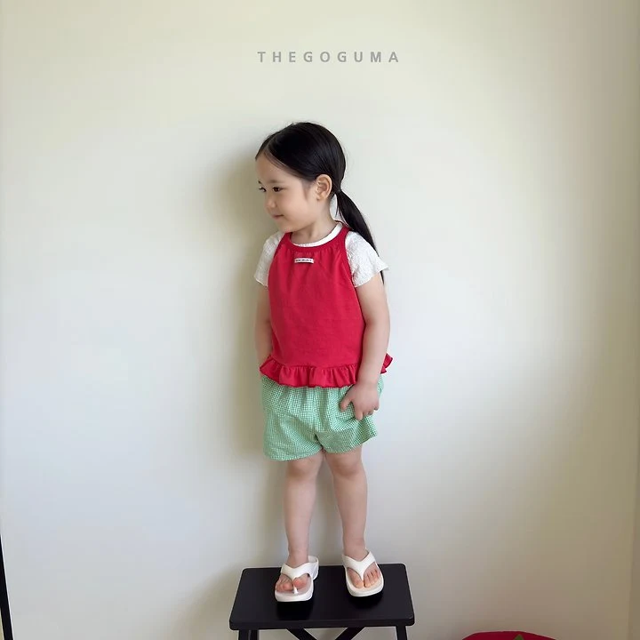 Thegoguma - Korean Children Fashion - #fashionkids - Clip Check Pants - 9