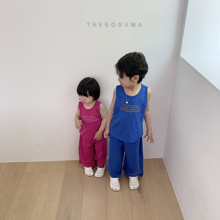 Thegoguma - Korean Children Fashion - #kidsshorts - Youth Color Sleeveless Top - 7