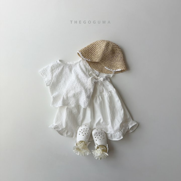 Thegoguma - Korean Children Fashion - #kidsshorts - Vivi Frilly Tee - 2