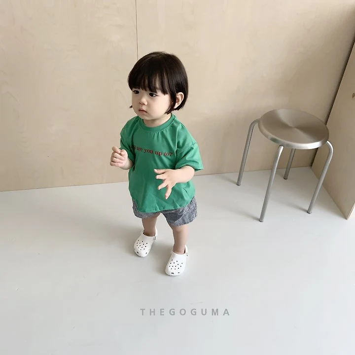 Thegoguma - Korean Children Fashion - #kidzfashiontrend - Clip Check Pants - 12