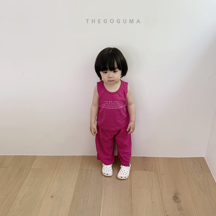Thegoguma - Korean Children Fashion - #kidzfashiontrend - Youth Color Sleeveless Top - 9