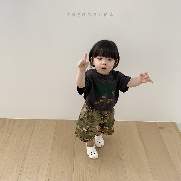 Thegoguma - Korean Children Fashion - #minifashionista - Cargo Camo Pants - 4