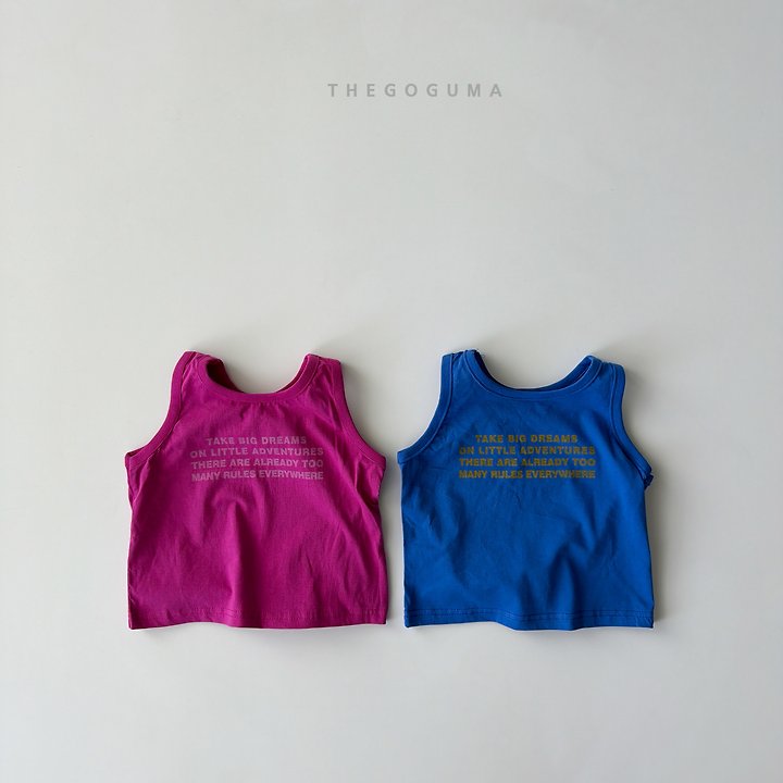 Thegoguma - Korean Children Fashion - #stylishchildhood - Youth Color Sleeveless Top