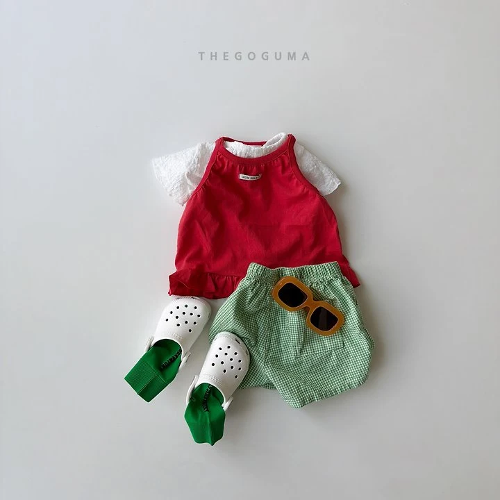 Thegoguma - Korean Children Fashion - #todddlerfashion - Clip Check Pants - 2