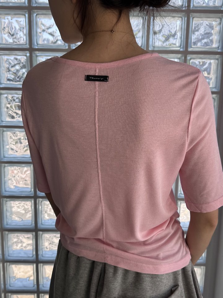 Theres - Korean Women Fashion - #momslook - Ray Tee - 9