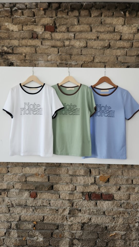 Theres - Korean Women Fashion - #momslook - Note Tee - 11
