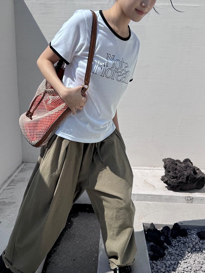 Theres - Korean Women Fashion - #momslook - Note Tee - 7