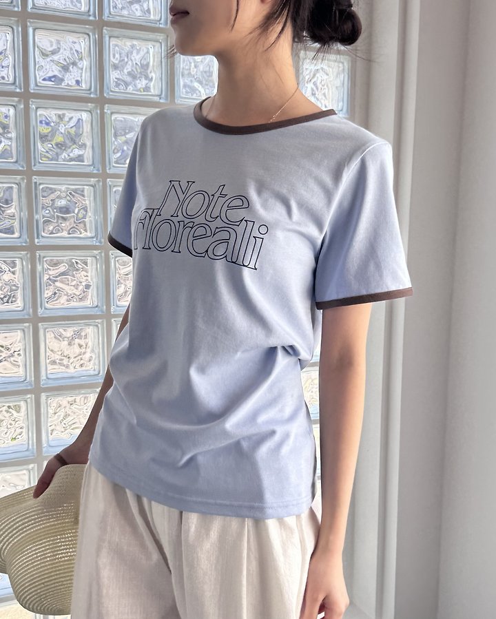 Theres - Korean Women Fashion - #momslook - Note Tee - 9