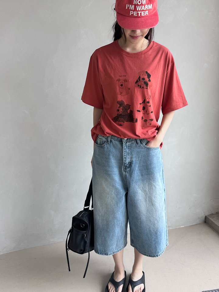 Theres - Korean Women Fashion - #pursuepretty - Puppy Tee - 4