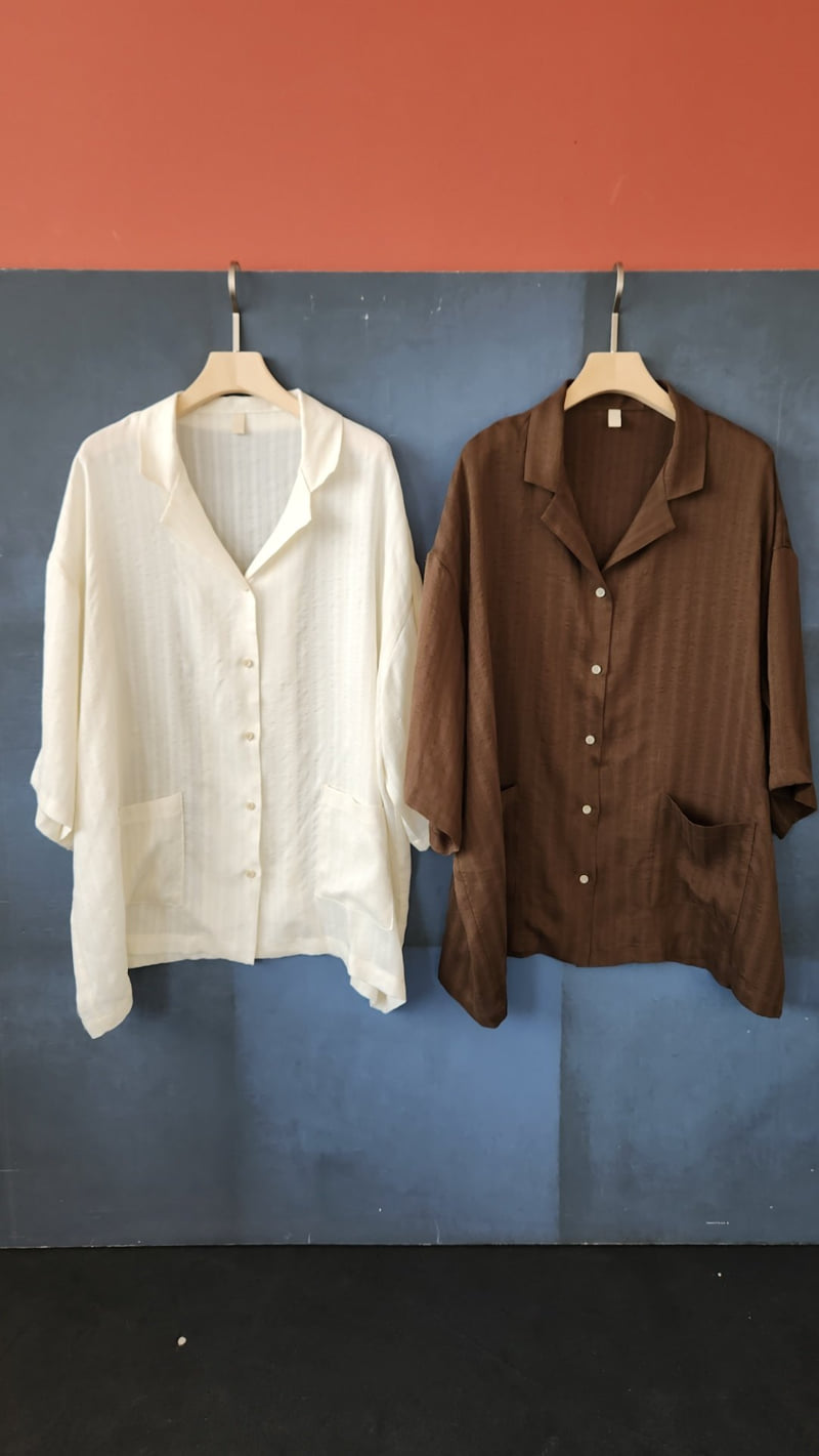 Theres - Korean Women Fashion - #restrostyle - Russell Shirt