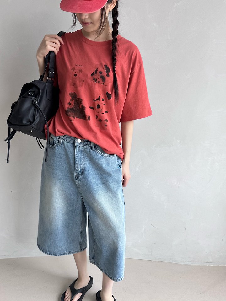 Theres - Korean Women Fashion - #romanticstyle - Puppy Tee - 5