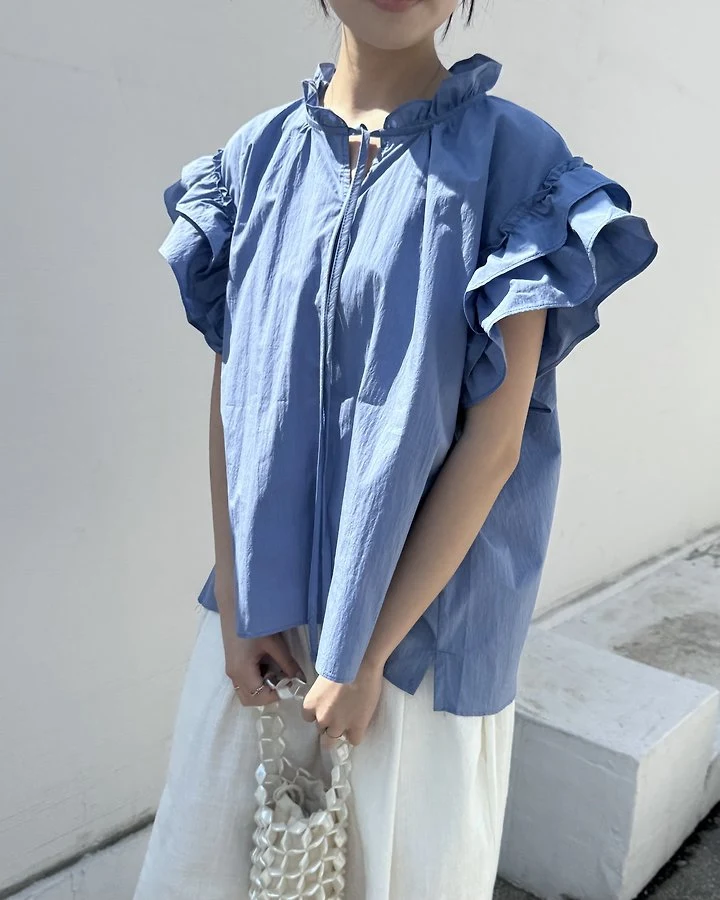 Theres - Korean Women Fashion - #restrostyle - Blossom Blouse - 4
