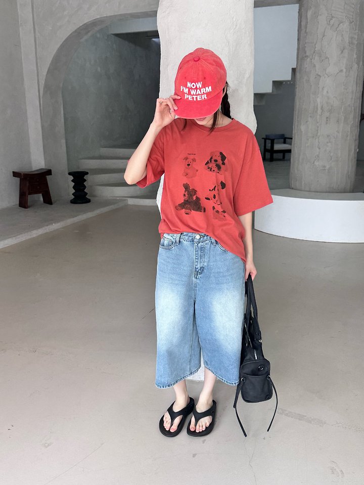Theres - Korean Women Fashion - #shopsmall - Puppy Tee - 6
