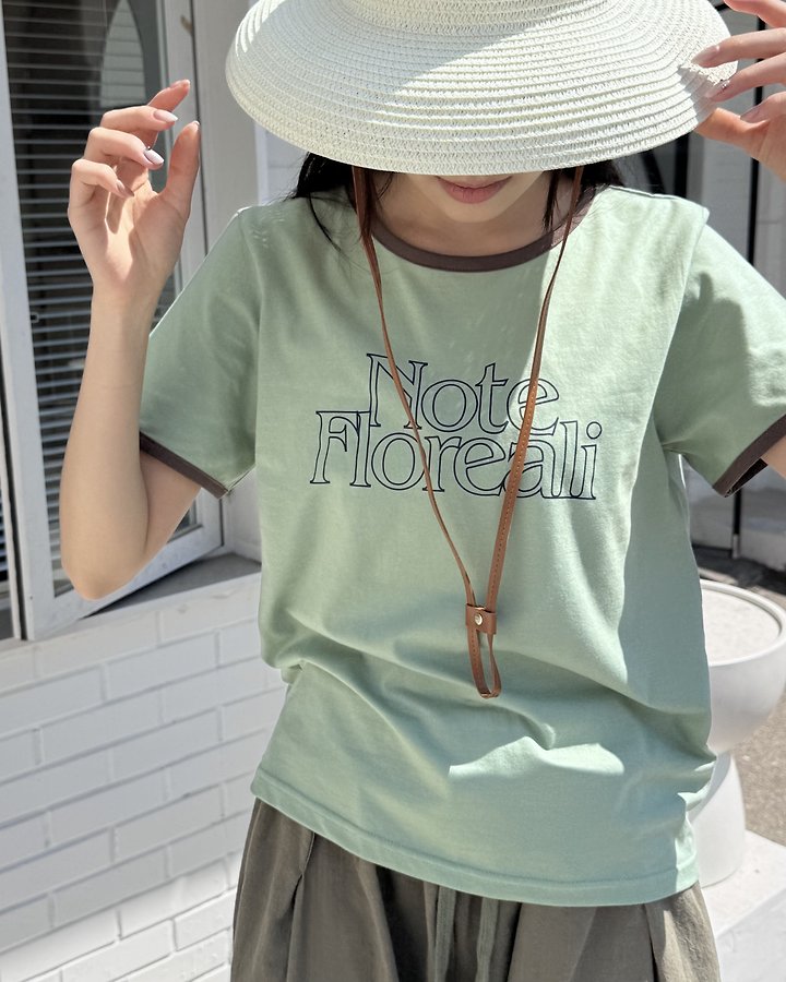 Theres - Korean Women Fashion - #shopsmall - Note Tee - 2