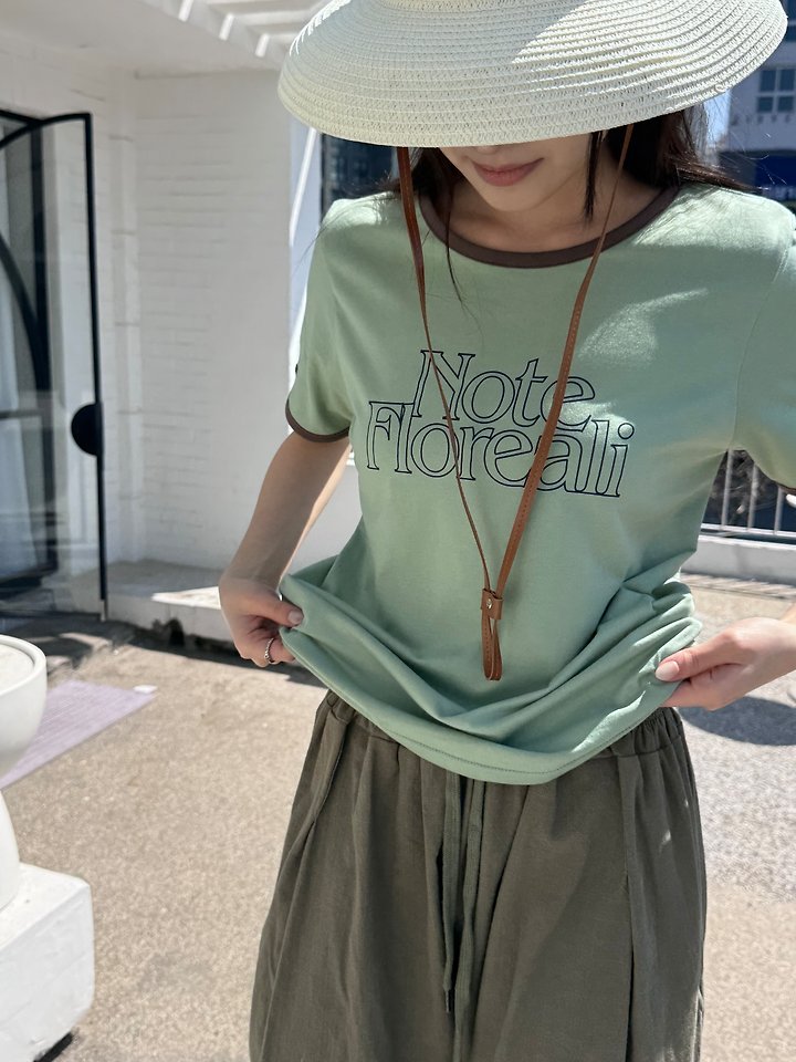 Theres - Korean Women Fashion - #thatsdarling - Note Tee - 4