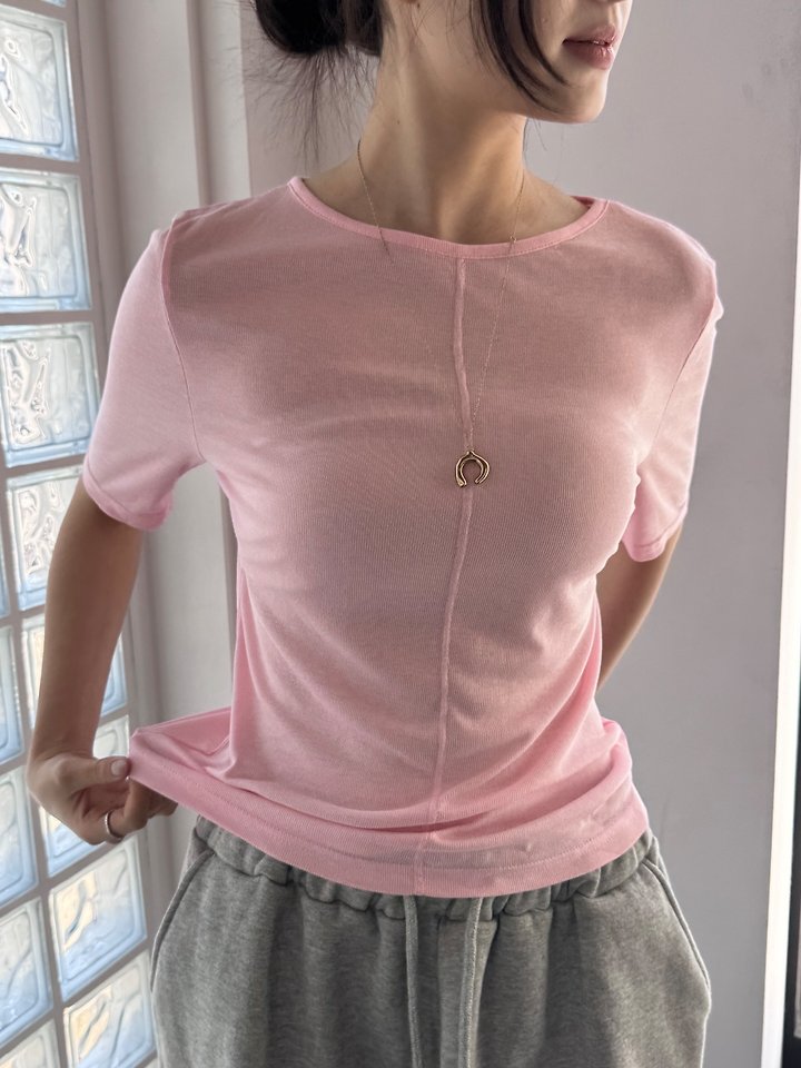 Theres - Korean Women Fashion - #womensfashion - Ray Tee - 8