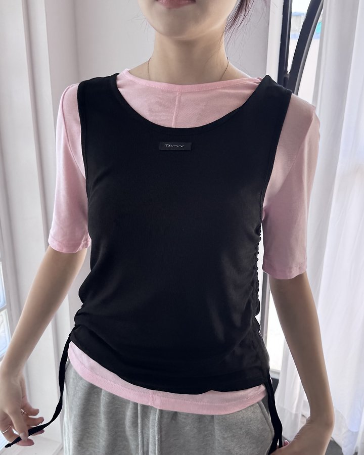 Theres - Korean Women Fashion - #womensfashion - Ray Sleeveless Top - 3