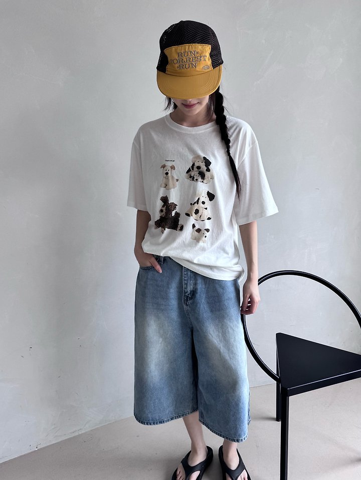 Theres - Korean Women Fashion - #womensfashion - Puppy Tee - 12