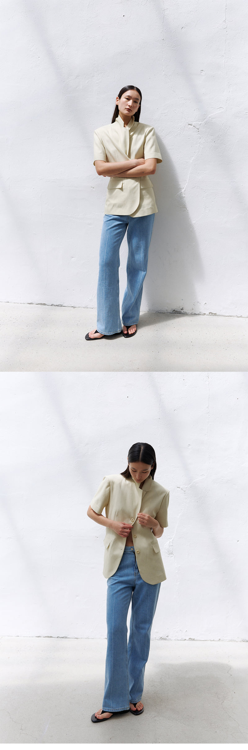 Understanding - Korean Women Fashion - #momslook - Linen Belt Jacket