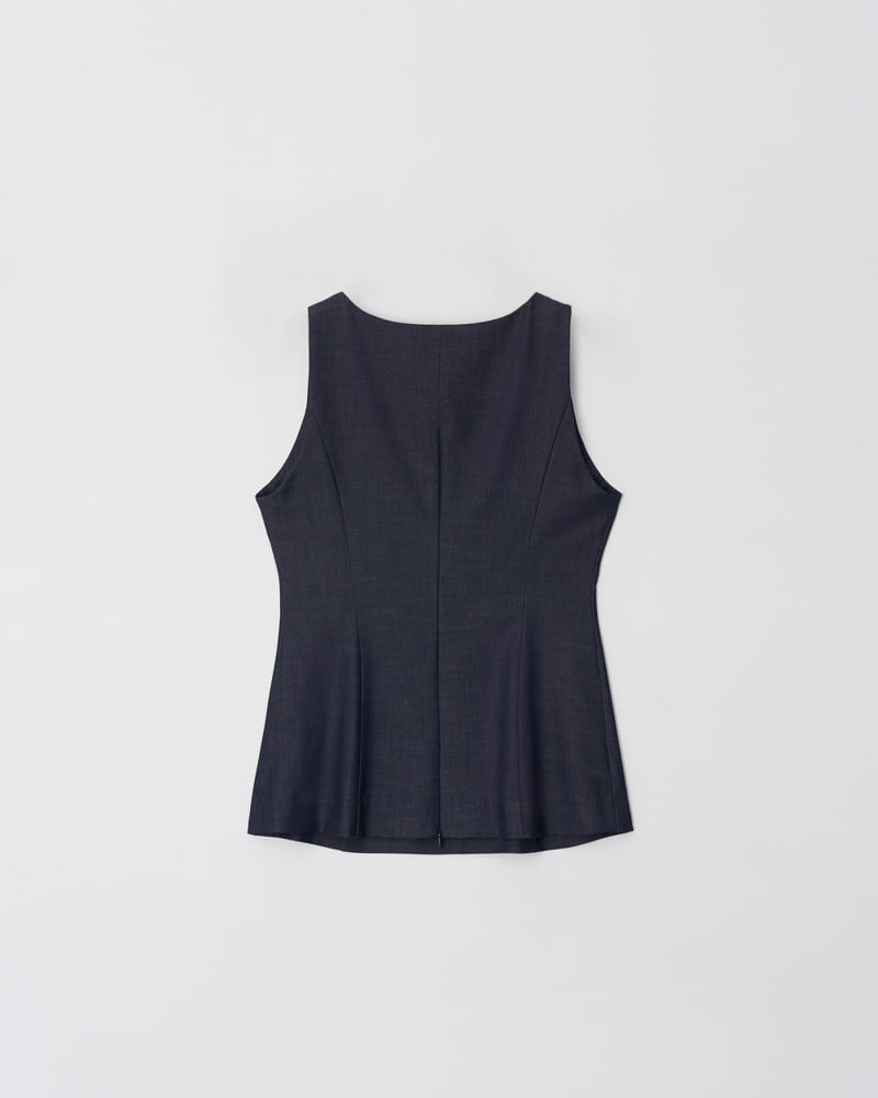 Understanding - Korean Women Fashion - #momslook - Denim Vest - 6