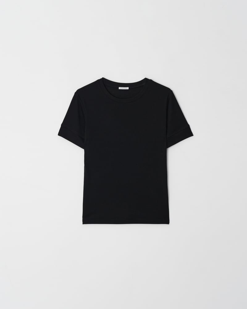 Understanding - Korean Women Fashion - #momslook - Essential Sleeve Short Sleeve Tee - 6