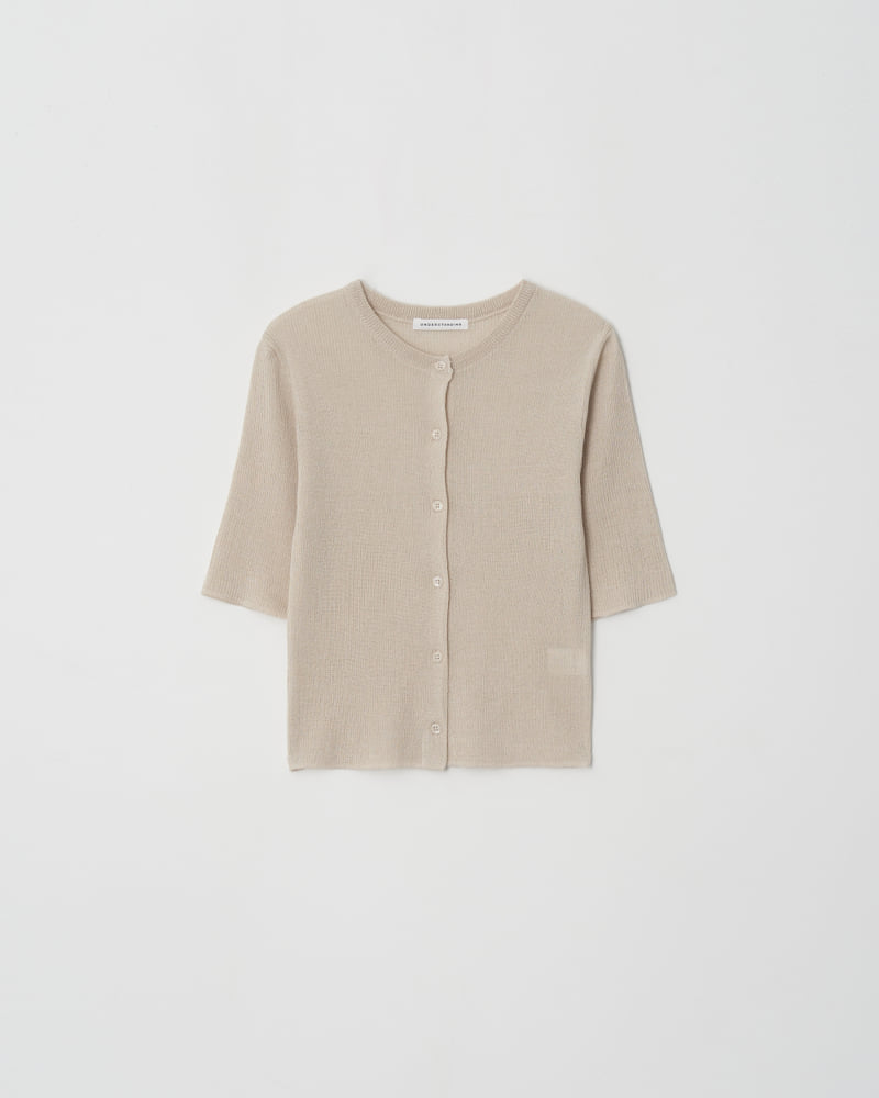 Understanding - Korean Women Fashion - #momslook - 26 See-Through Short Cardigan - 5