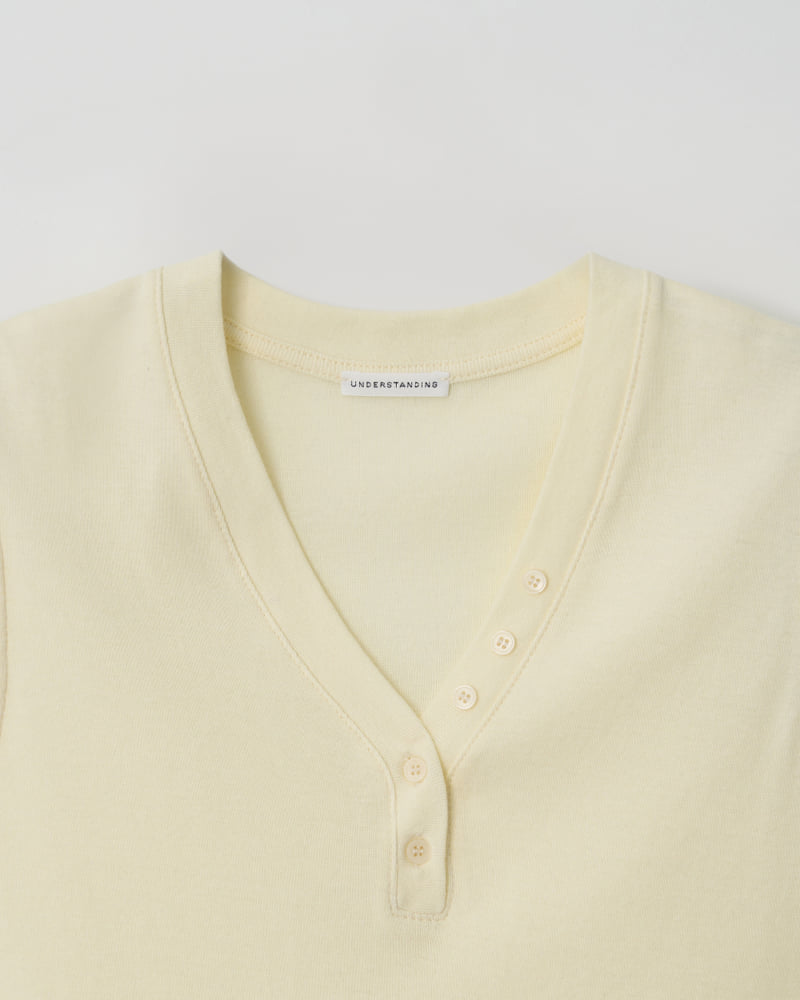 Understanding - Korean Women Fashion - #momslook - Y Button Sleeveless - 10