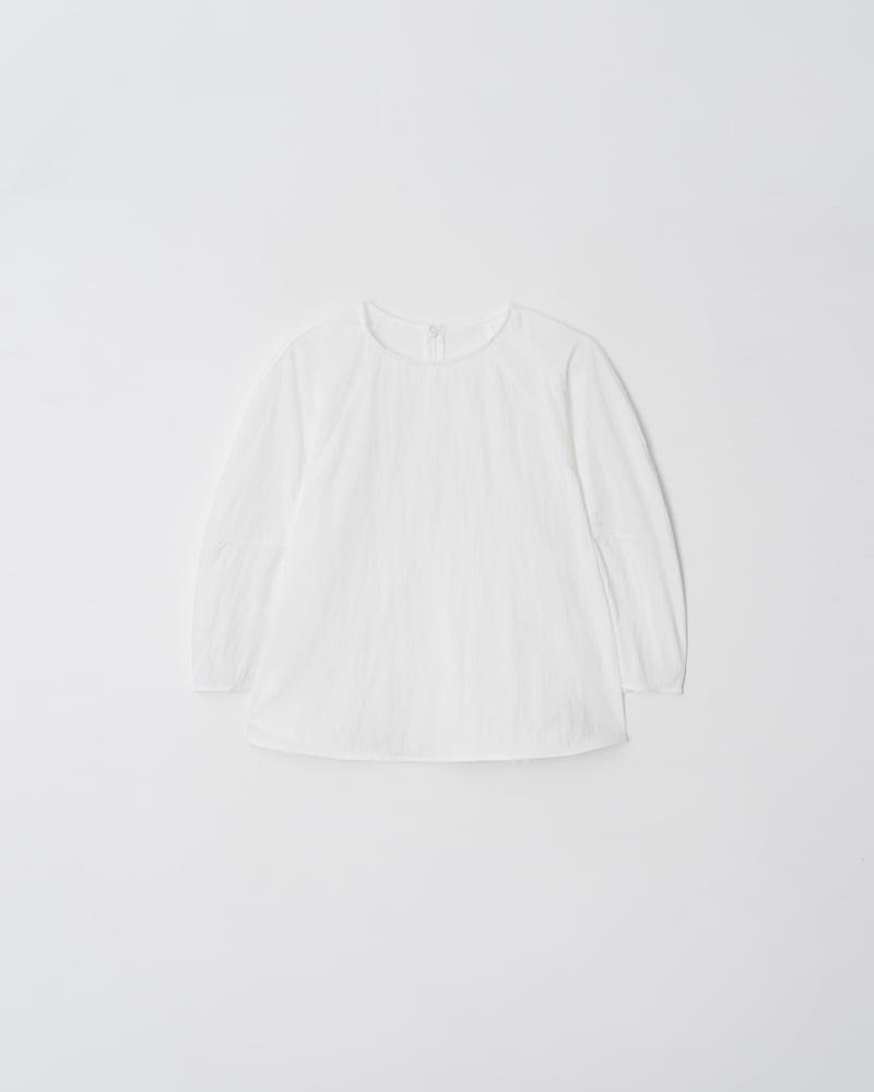 Understanding - Korean Women Fashion - #momslook - Roll-Up Balloon Blouse - 7