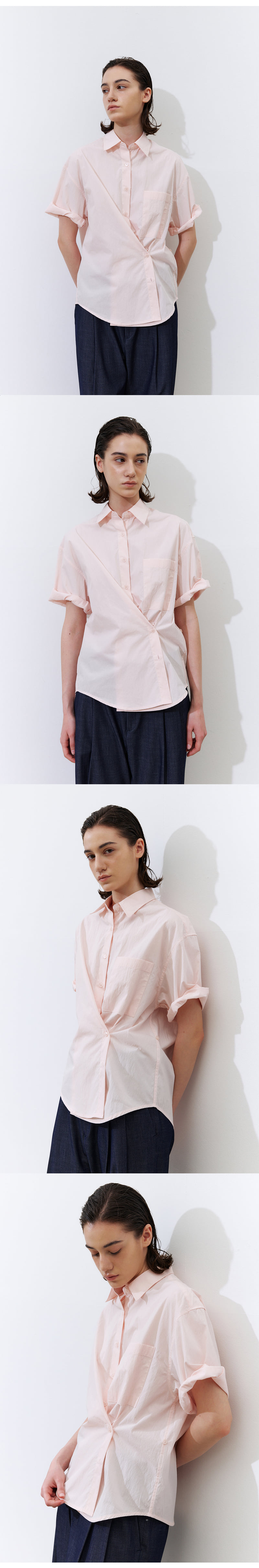 Understanding - Korean Women Fashion - #womensfashion - Roll-Up Basic Shirt - 4