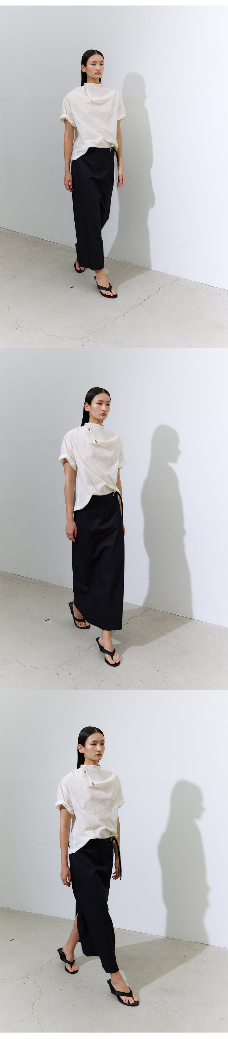 Understanding - Korean Women Fashion - #momslook - Belt Long Skirt - 3