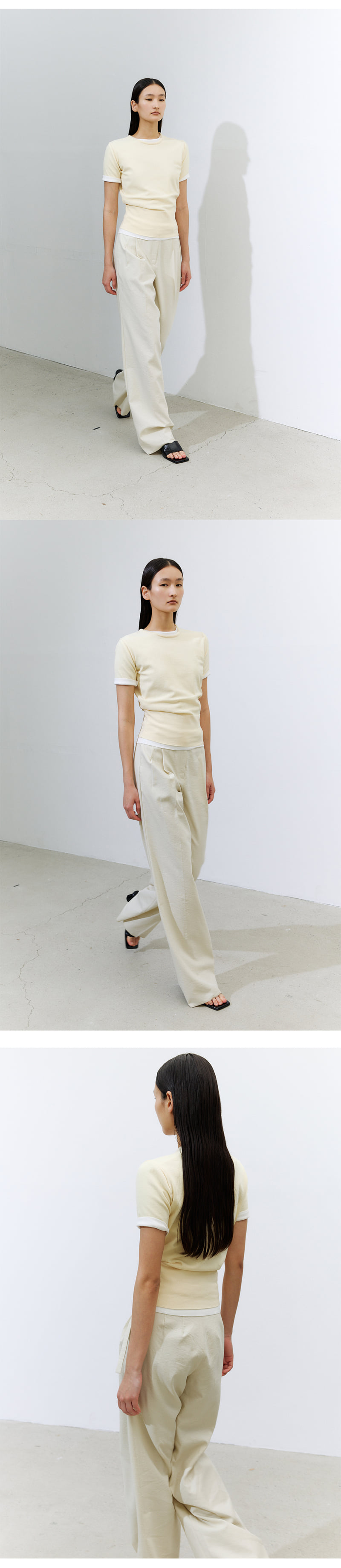 Understanding - Korean Women Fashion - #momslook - Tubular Short-Sleeved Knit - 2