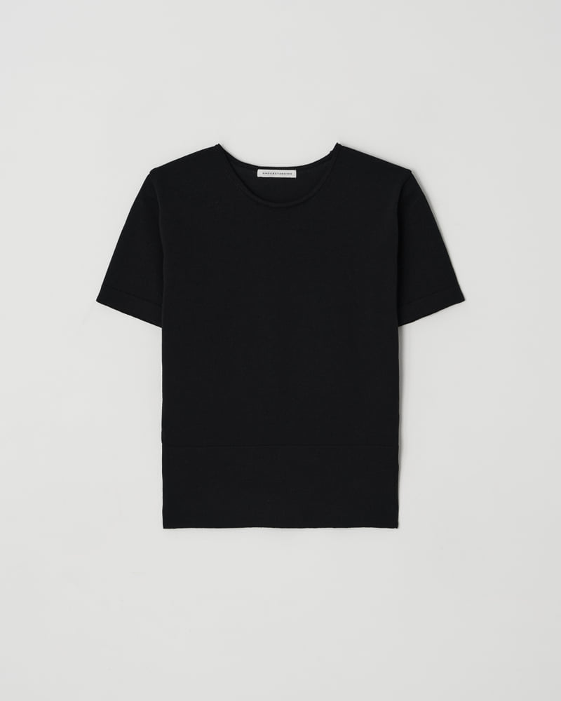 Understanding - Korean Women Fashion - #momslook - Tubular Short-Sleeved Knit - 6