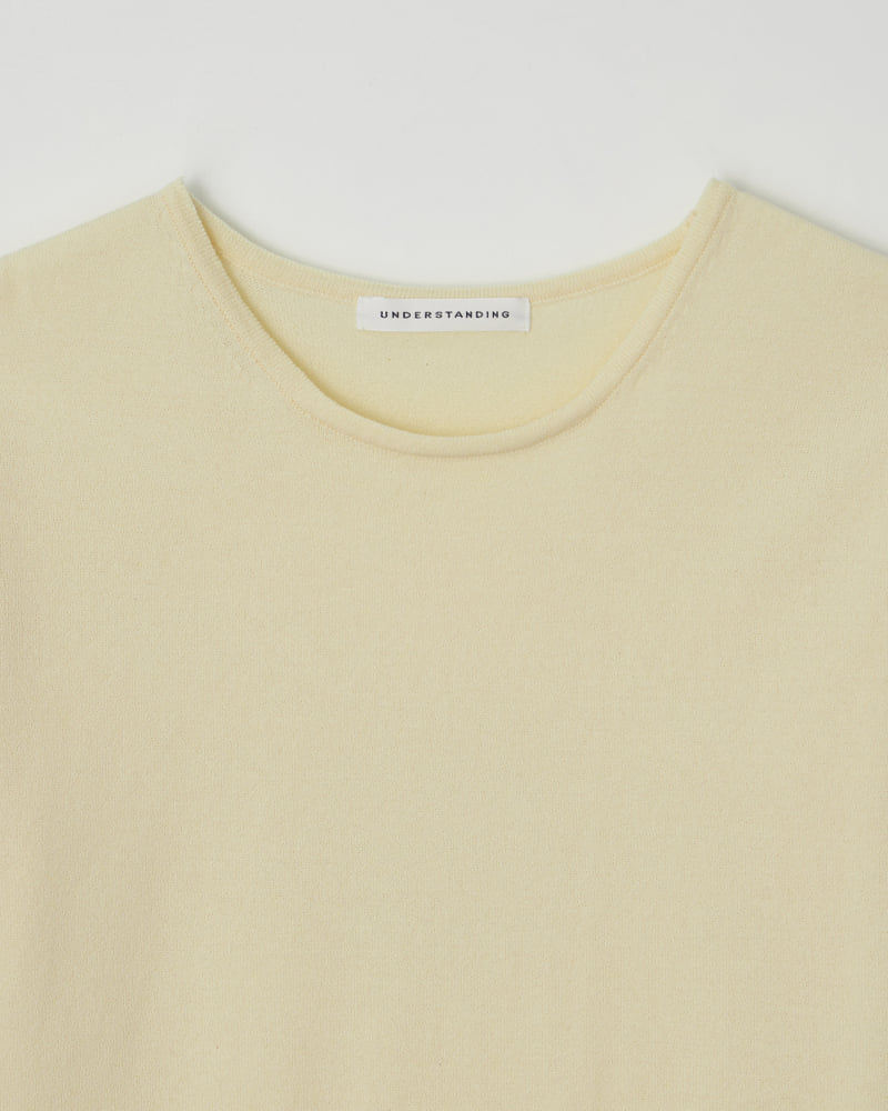 Understanding - Korean Women Fashion - #momslook - Tubular Short-Sleeved Knit - 8