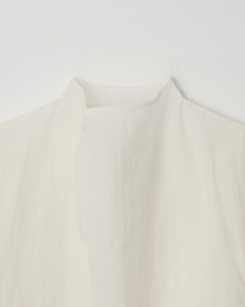 Understanding - Korean Women Fashion - #momslook - Binding Half-Neck Blouse - 10