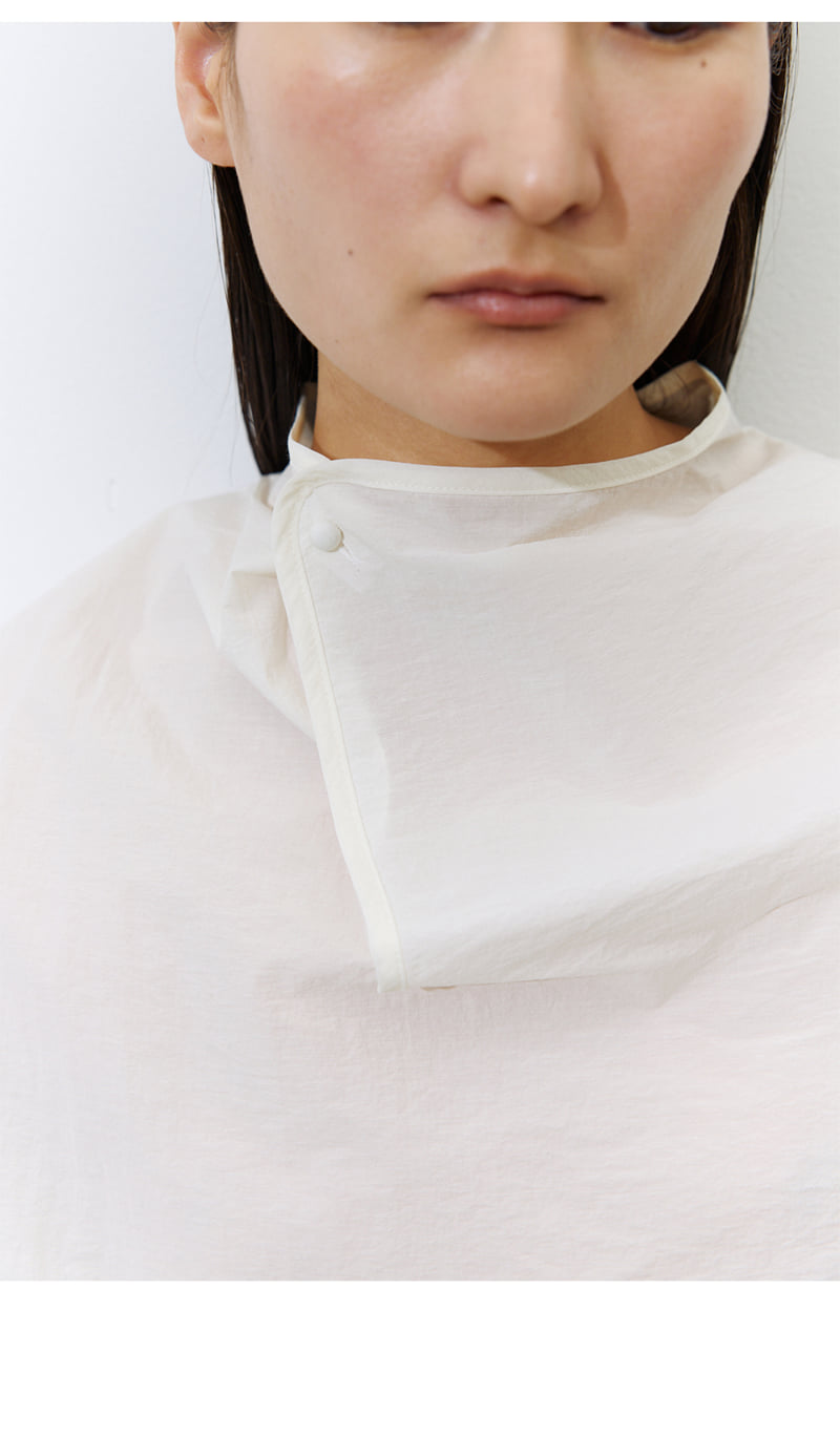 Understanding - Korean Women Fashion - #momslook - Binding Half-Neck Blouse - 6