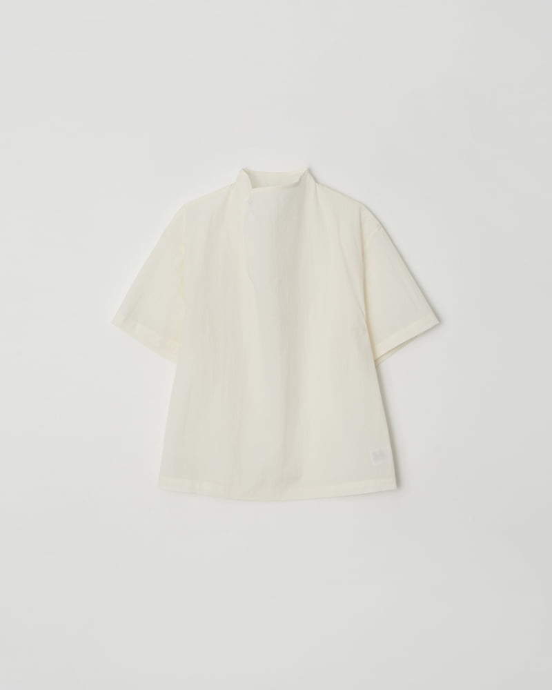 Understanding - Korean Women Fashion - #momslook - Binding Half-Neck Blouse - 8