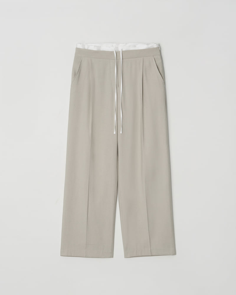 Understanding - Korean Women Fashion - #momslook - Linen Layered Trousers - 10